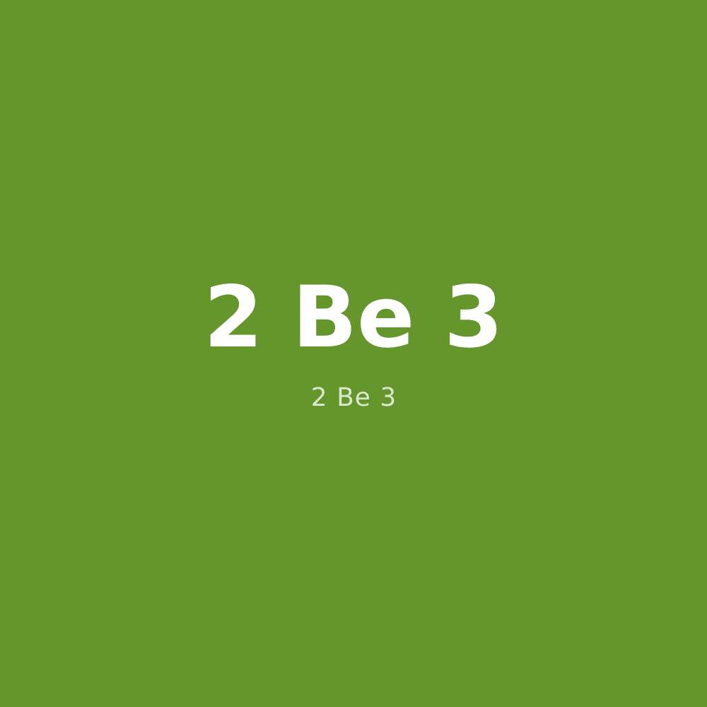 2 Be 3