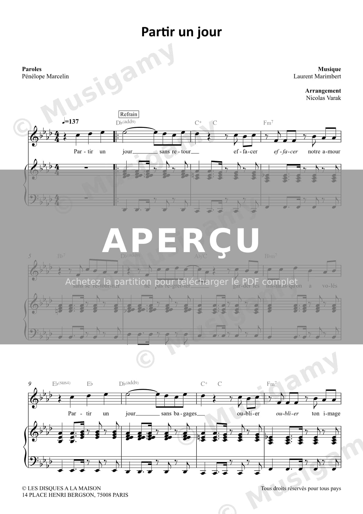 Partir un jour — Extrait page 1 sur 6
