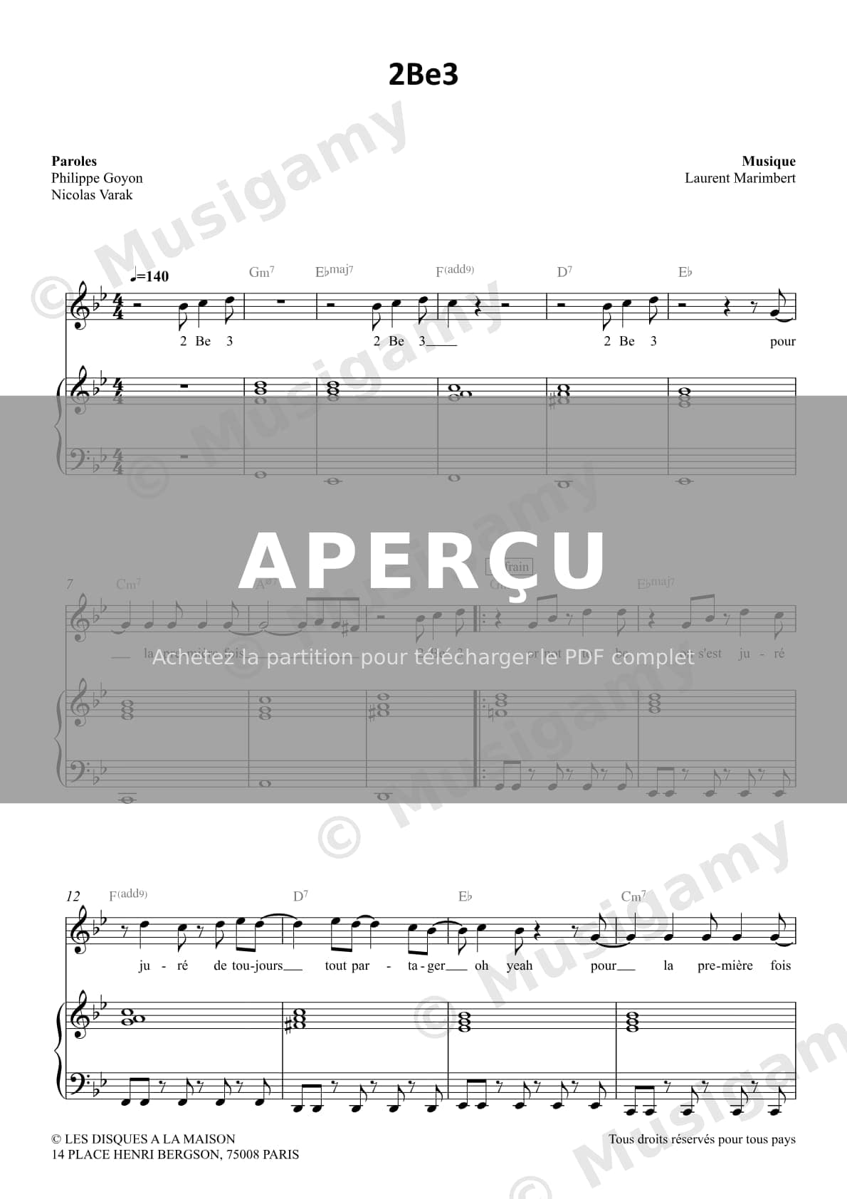 2 Be 3 — Extrait page 1 sur 6